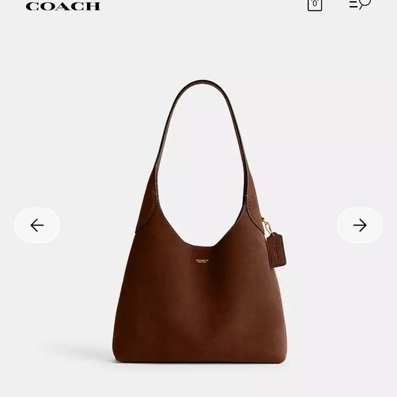 Coach Chocolate Brown Shoulder Bag - Picture 3 of 4